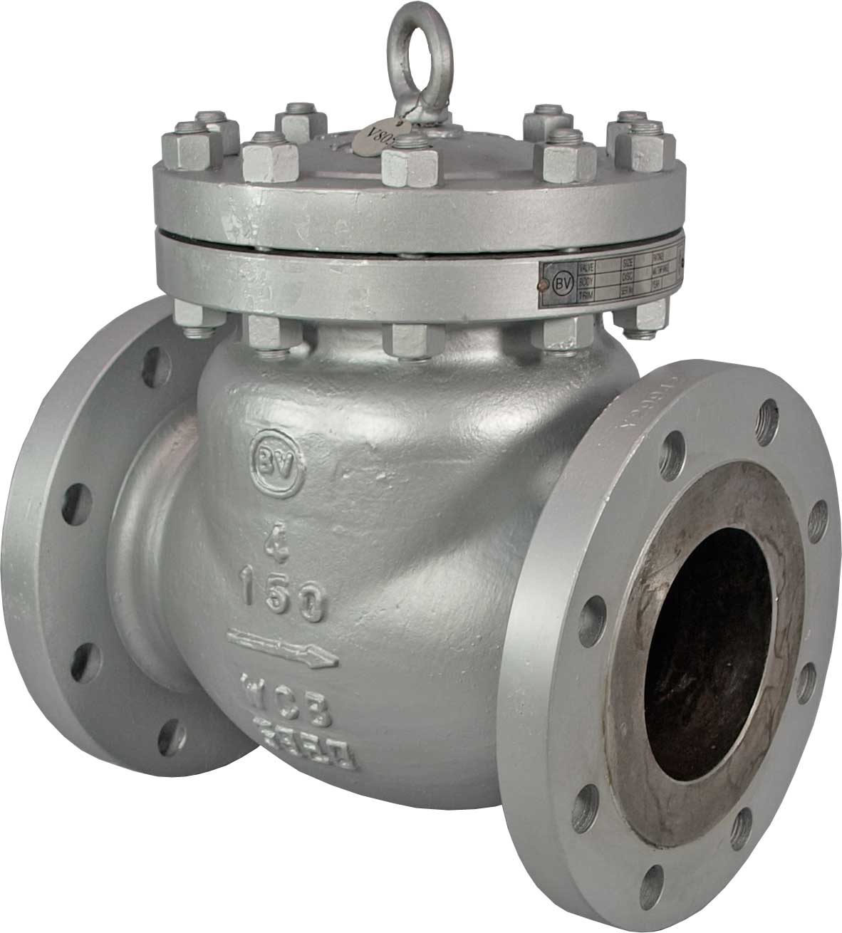 Check Valves - CAST STEEL SWING CHECK VALVE FLANGED CLASS 150 RF with
