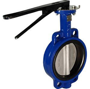 CAST IRON WAFER EPDM LEVER TABLE D/E & ANSI 150 BUTTERFLY VALVE