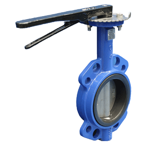 CAST IRON WAFER NBR LEVER TABLE D/E & ANSI 150 BUTTERFLY VALVE