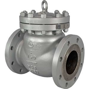 CAST STEEL SWING CHECK VALVE FLANGED CLASS 150 RF with HF SEATS